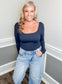 Judy Blue Twisted Seam Baggy Jeans