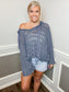 Lace Cable Knit Hoodie