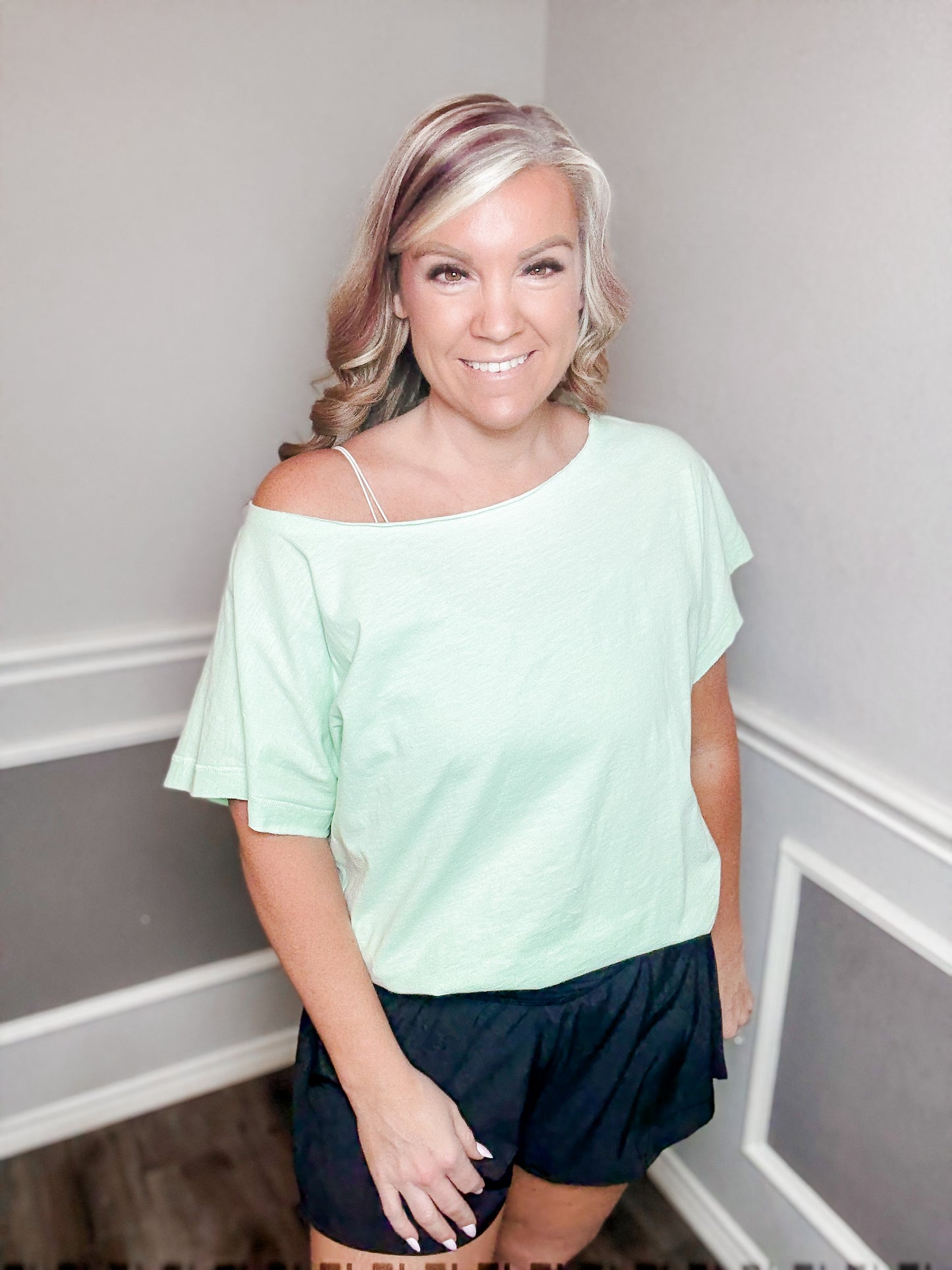 Cotton Off the Shoulder Top