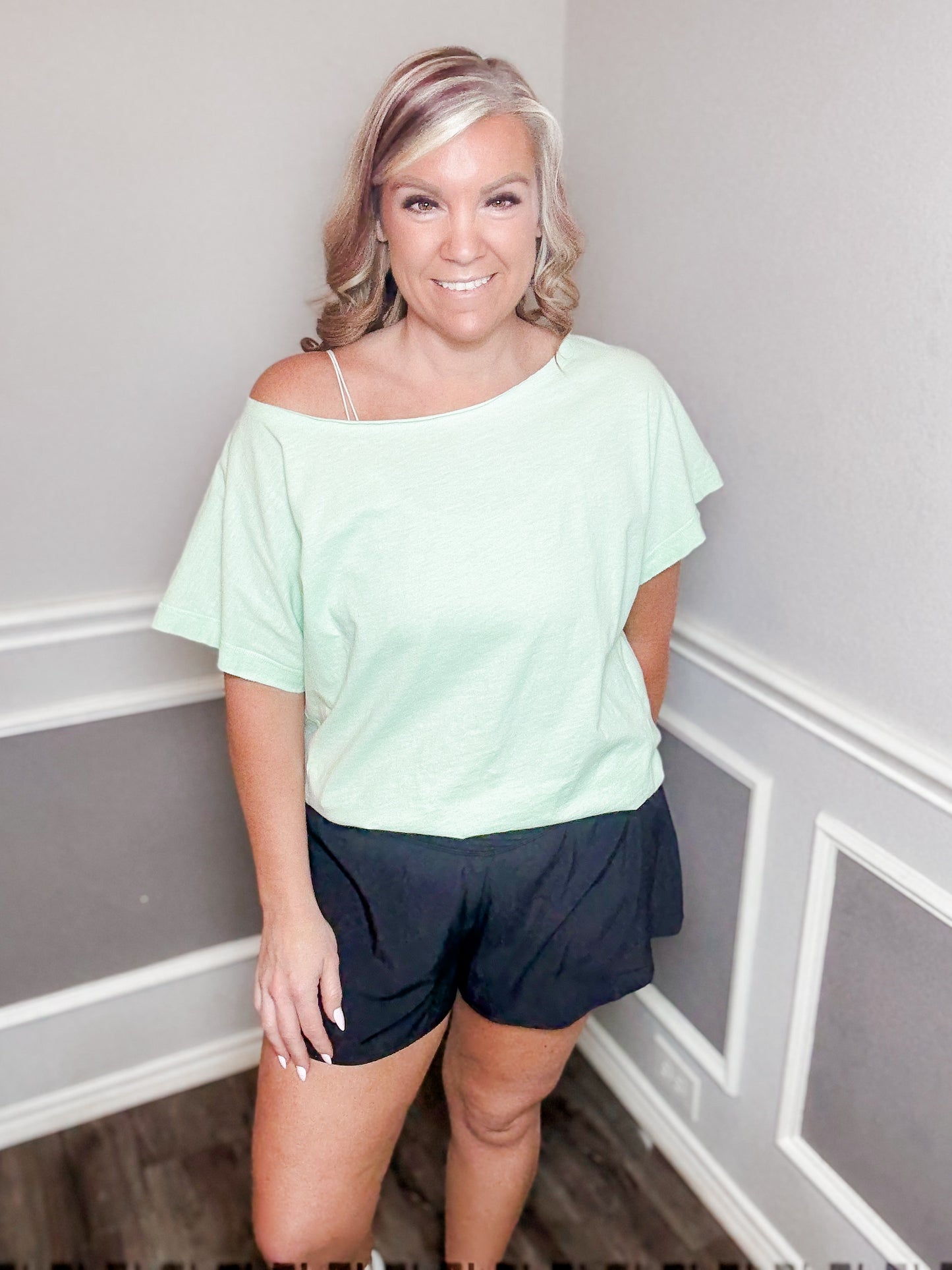 Cotton Off the Shoulder Top