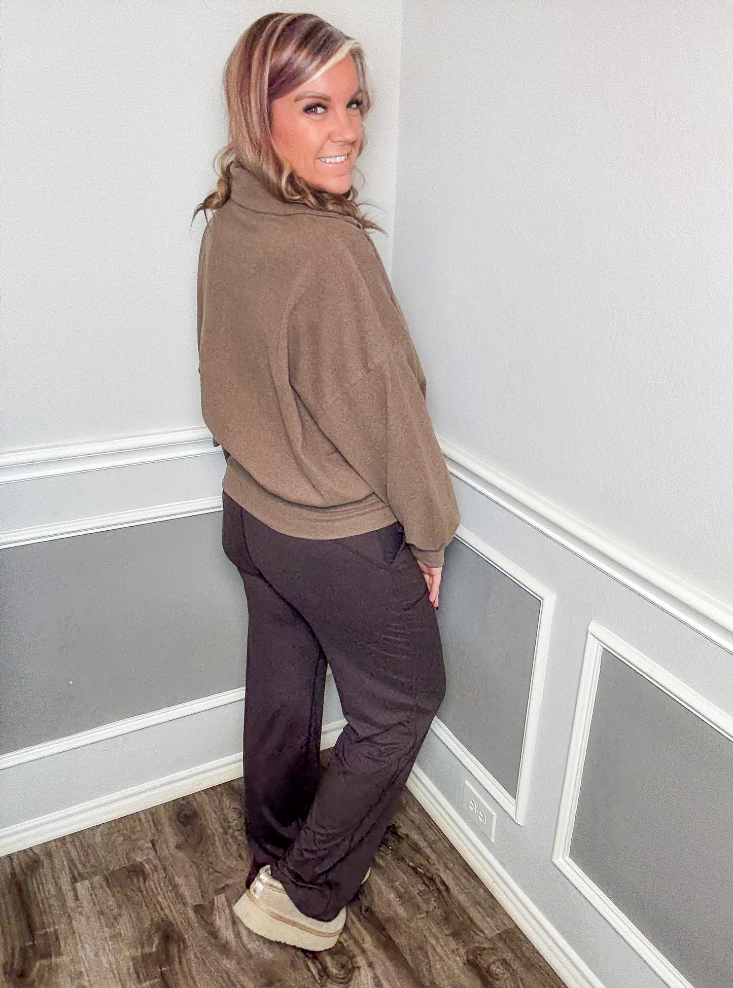 Butter Soft Straight Yoga Pants |French Press|