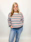 Striped Dot Multicolor Sweater