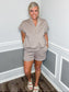 Scuba Elastic Waistband Shorts