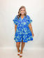 Floral Tiered A-line Dress