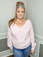 Bow Tie Sweater |Dusty Pink|