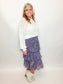 Tiered Layered Midi Skirt