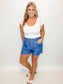 Chambray Shorts