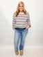 Striped Dot Multicolor Sweater