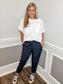 Cuffed Essential High Waisted Joggers |BLACK|