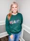 “MERRY” Tinsel Knit Christmas Sweater