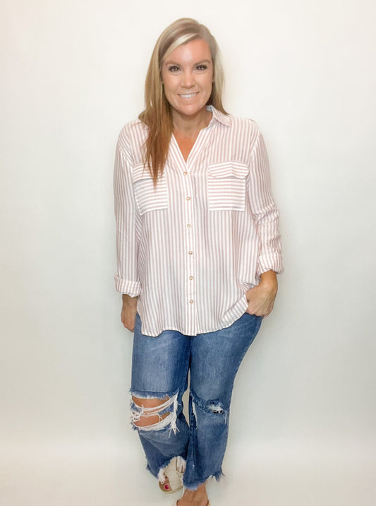 Relaxed Button Down Shirt