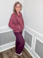 Butter Soft Straight Yoga Pants |WINE|