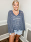 Lace Cable Knit Hoodie