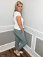 Cuffed Essential High Waisted Joggers |OCEAN|