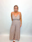 Woven Wide Leg Jumpsuit