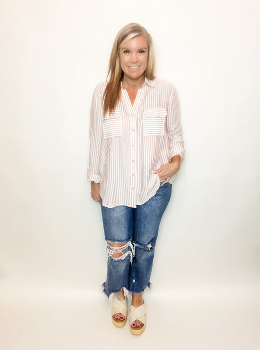 Relaxed Button Down Shirt