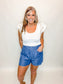 Chambray Shorts