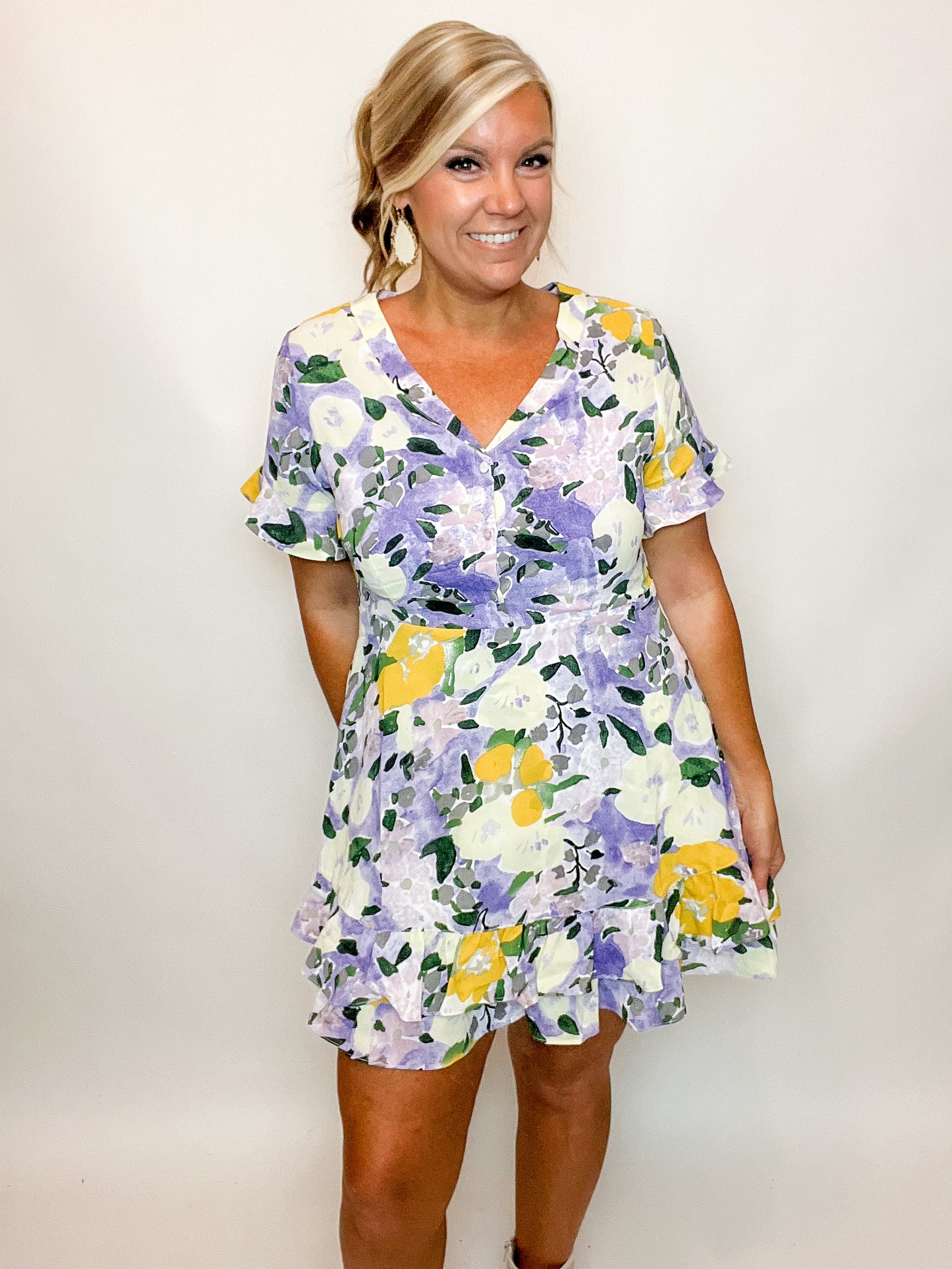 Vibrant Floral Dress