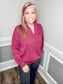 Scuba Luxe Pullover |WINE|