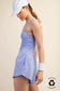 Butter Nylon Active Romper |PERIWINKLE|