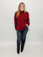 Front Seam Knit Sweater