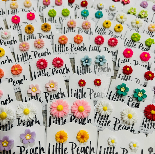 Floral Stud Earrings