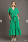 Mineral Wash Midi Dress |GREEN|