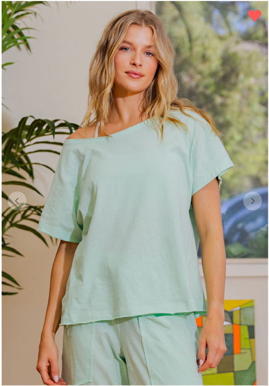 Cotton Off the Shoulder Top