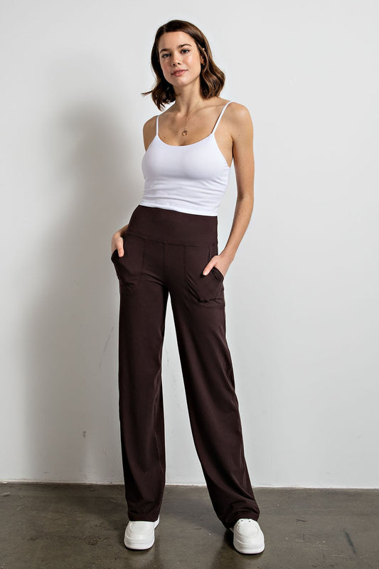 Butter Soft Straight Yoga Pants |French Press|