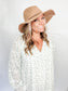 Wool Wide Brim Panama Hat